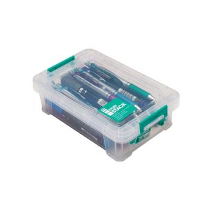 StoreStack 0.8 Litre Storage Box 200x125x50mm Clear RB90118