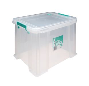 StoreStack 36 Litre Storage Box 480x380x320mm Clear RB90124