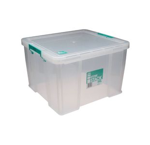 StoreStack 48 Litre Storage Box 490x440x320mm Clear RB90125