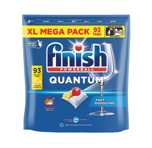 Finish Quantum AIO Dishwasher Tablets Lemon Sparkle (Pack of 93) 3312015