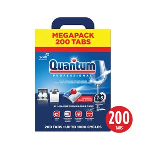Quantum Professional All In One Dishwasher Tablets (Pack of 200) 3312393