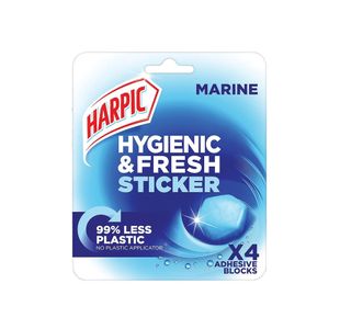 Harpic Hygiene Sticker/Block x4 Marine Pack of 6 GB-AAZ