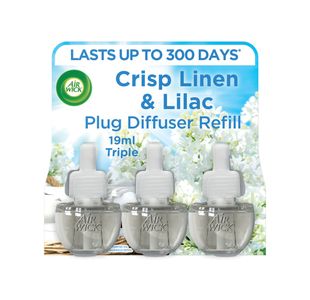 Air Wick Liquid Electric Plug Diffuser Refill 19ml Triple Pack Crisp Linen/Lilac (Pack of 5) 3201453