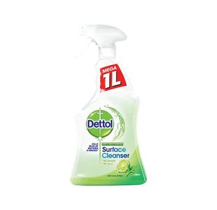 Dettol Antibacterial Surface Cleanser 1L Lime and Mint (Pack of 6) 3171733