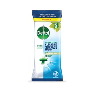 Dettol Antibacterial Cleansing Wipes x72 Wipes (Pack of 6) 3297921