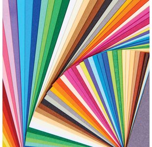 Coloured Card Pack Assorted 130gsm A3 (Pack of 50) AD48251