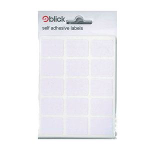 Blick White Labels 19x25mm (2100 Pack) RS001652