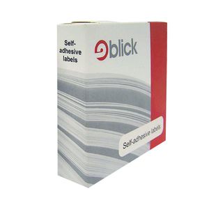 Blick Labels in Dispensers Round 19mm Red (Pack of 1280) RS012054