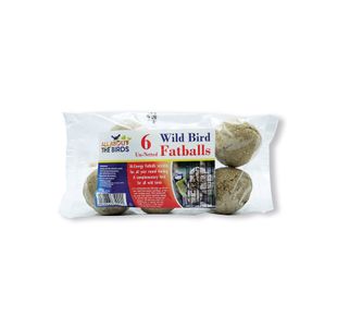 All About the Birds Wild Bird Fat Balls Un-netted x6 (Pack of 20) 390485