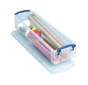 Really Useful Clear 1.5 Litre Pencil/Stationery Box 1.5C