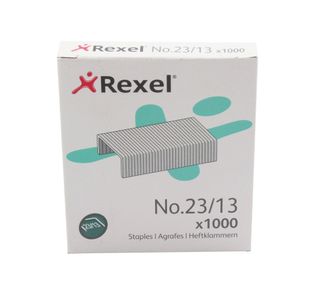 Rexel No 23 Staples 13mm Pack of 1000 2101053