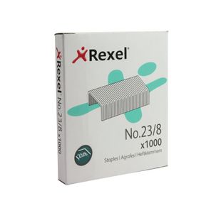 Rexel No 23 Staples 8mm Pack of 1000 2101054