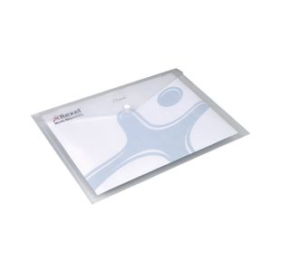 Rexel Ice Popper Wallets Landscape A4 Clear (Pack of 5) 2101660