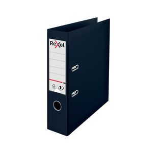 Rexel Choices 75mm Lever Arch File Polypropylene A4 Black 2115501