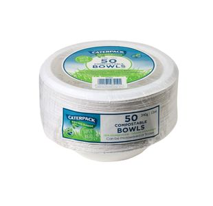 Super Rigid 7 Inch 12oz Biodegradable Bowls (Pack of 50) 3866