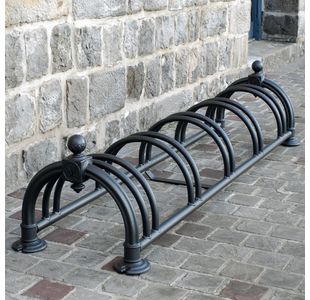 Cycle Rack Versaille Black 350x1600x430mm 383767