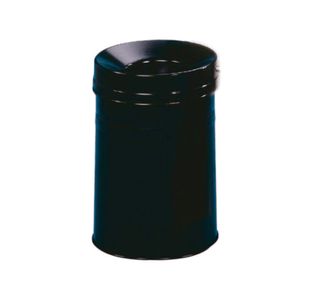 Waste Bin 30.9 Litre Fire Extinguishing Lid Black 309588