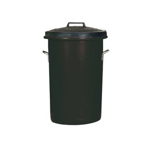 Heavy Duty Coloured Dustbin 85 Litre Black 311961