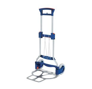 Lightweight Folding Truck 480x490x1010mm Silver/Blue 389573