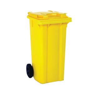 Wheelie Bin 120 Litre Yellow (W480xD555xH930mm) 331120