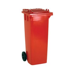 Wheelie Bin 140 Litre Red 480x555x1070mm 331156