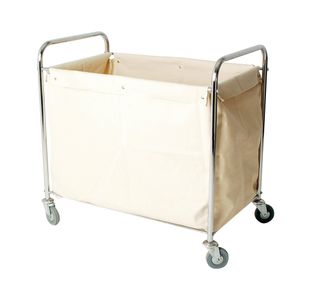 Linen Truck with Bag Silver 560x790x910mm 356926