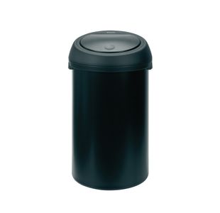 Touch Top Waste Bin 60 Litre Black 374038