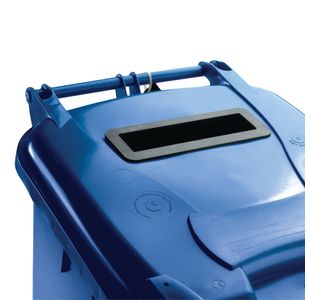 Confidential Waste Wheelie Bin 240 Litre Blue 377892