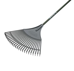 Evergreen Plastic Rake 54 inch Aluminium Grey/Green 380363