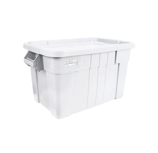 VFM White Brute Tote Box/Lid 75 Litre