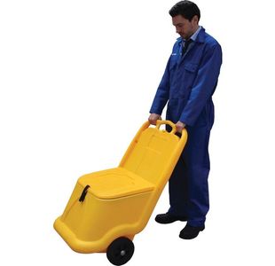 Mobile Salt and Grit Bin Kit Yellow 75L 389550