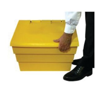 Mini Salt and Grit Bin Yellow 50L 389110