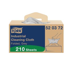 Tork Industrial Cleaning Cloth Grey (Pack of 210)520372