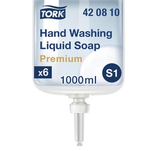 Tork Hand Washing Liquid Soap 1 Litre (6 Pack) 420810