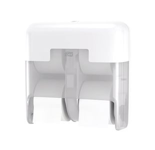 Tork OptiServe Coreless 4-Roll Toilet Roll Dispenser White 558051