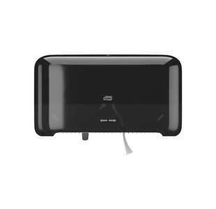 Tork OptiServe Coreless 2-Roll Toilet Roll Dispenser Black 558068