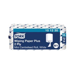 Tork Mini Centrefeed Roll 2-Ply 75m White (Pack of 12) 101230