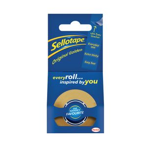 Sellotape Original Golden Tape 18mm x 25m (8 Pack) 1569069