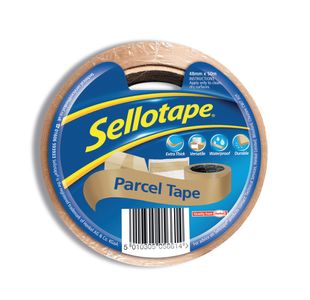 Sellotape Brown Parcel Tape 48mmx50m Pack of 8 1760686