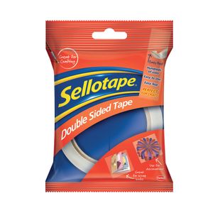 Sellotape Double Sided Tape 25mmx33m Pack of 6 1447052