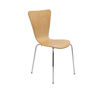 5 Star Recess Heavy Duty Chair Beech SF1004348