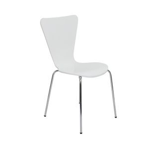 5 Star Recess Heavy Duty Chair White SF1004347