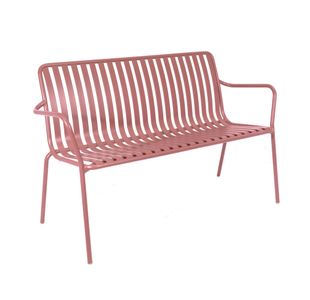 Lark Two Seater Bench Aluminium Brick Dust 1043434ND