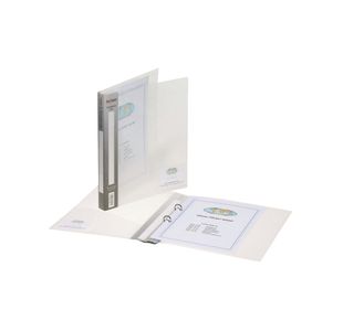 Snopake 2 Ring Binder 25mm A4 Clear (Pack of 10) 10183