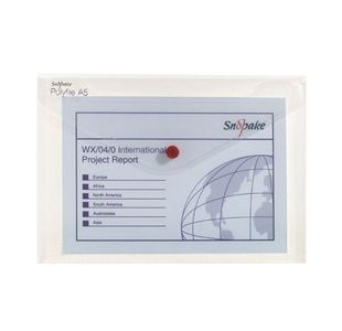 Snopake Polyfile Classic A5 Clear (Pack of 5) 11382