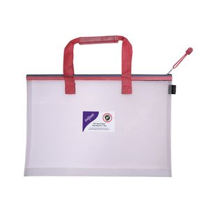 Snopake EVA Mesh High Capacity Project Zippa Bag A3 480x350mm Red 15876