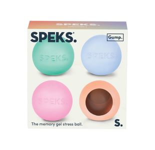 Speks Mini Gump Stress Ball Assorted Pack of 4 GumpMini4Prism