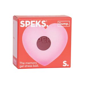 Speks Gump Heart Stress Ball Pink Gumpheartpink