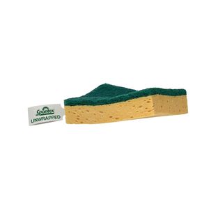 Spontex Unwrapped Sponge Scourer 97.5x23x71mm (Pack of 66) 19600400