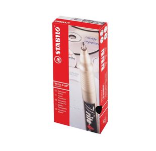 Stabilo Write-4-all Permanent Marker Fine 0.7mm Black (Pack of 10) 156/46